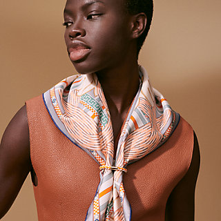 Chaine d'Ancre Tressee scarf 90 ring | Hermès Mainland China Chaine d'Ancre Tressee scarf 90 ring | Hermès Mainland China